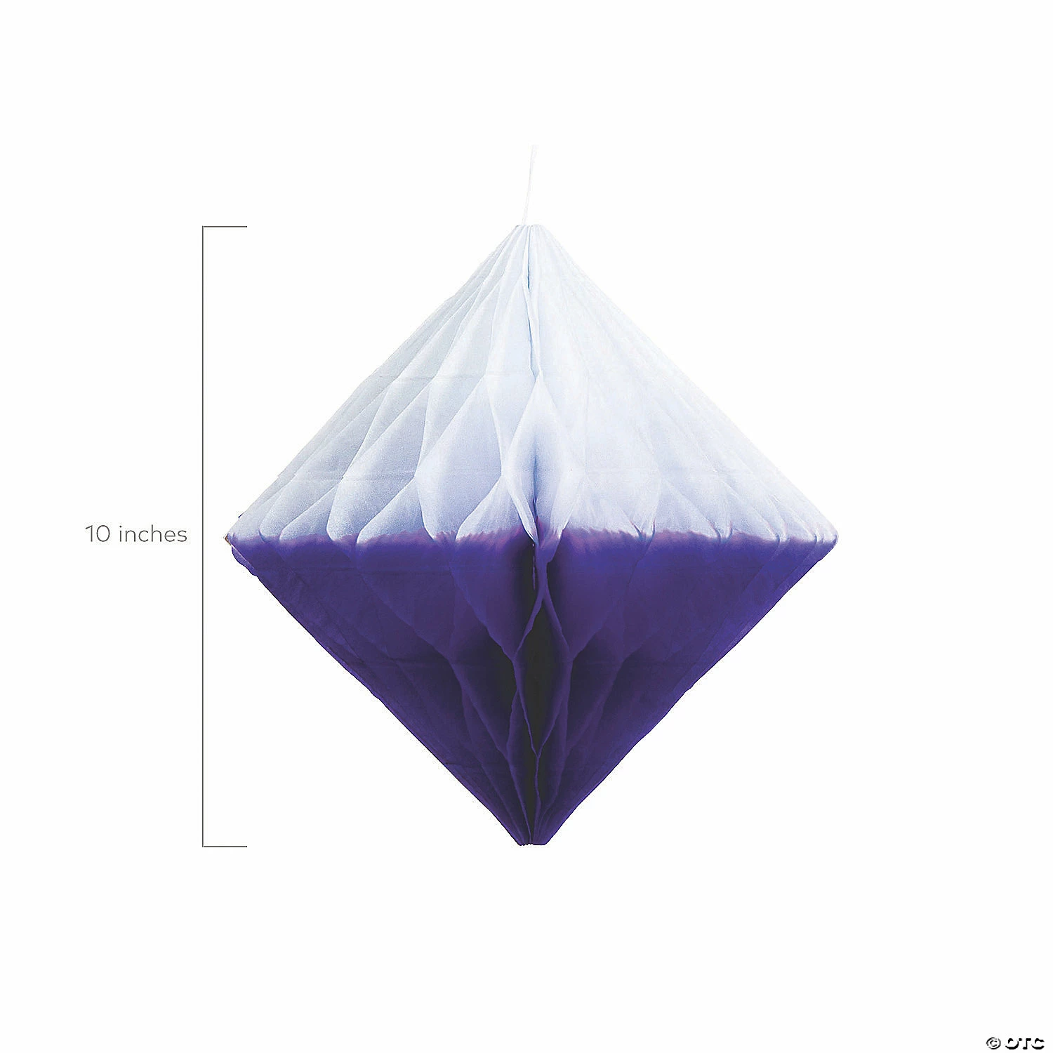 Hanging Diamond Honeycomb Decorations - 6 Pc. - Image 2