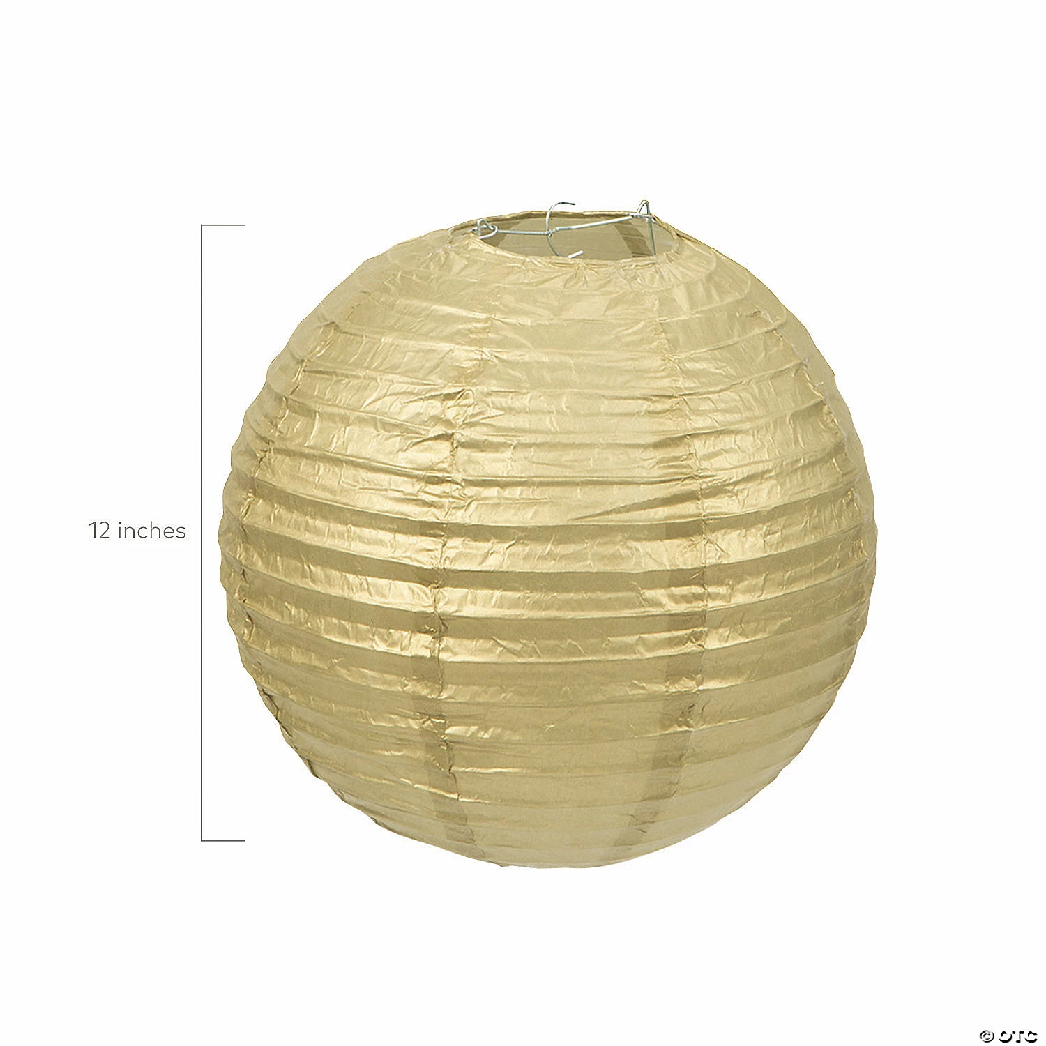 12" Solid Color Paper Lanterns - 6 Pc. - Image 2