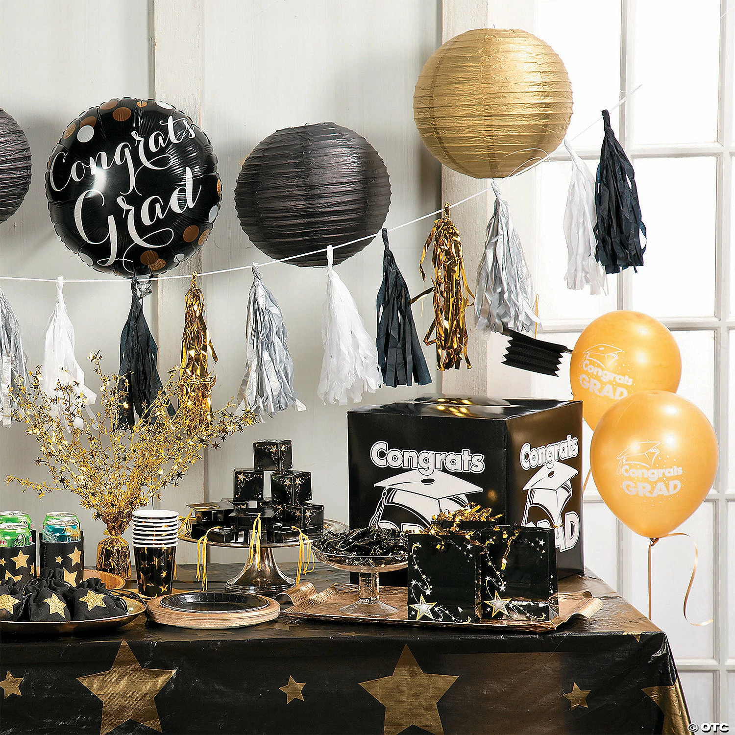 12" Solid Color Paper Lanterns - 6 Pc. - Image 3