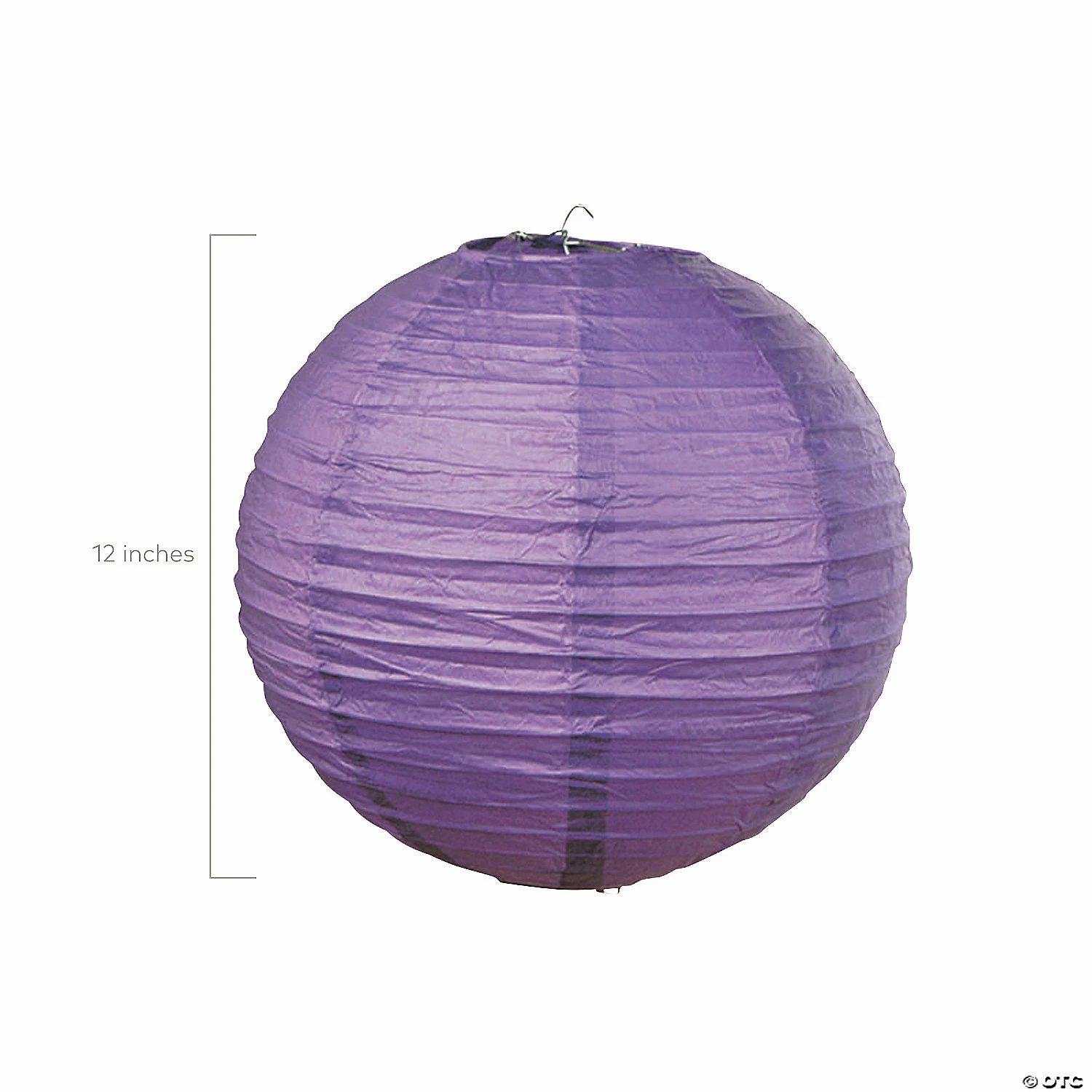 12" Solid Color Paper Lanterns - 6 Pc. - Image 2