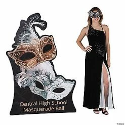 Personalized Masquerade Ball Cardboard Stand-Up