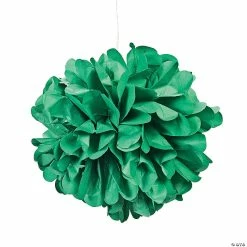Hanging Tissue Paper Pom-Pom Decorations - 6 Pc.