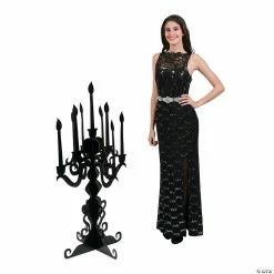 3D Masquerade Ball Candelabra Stand-Up
