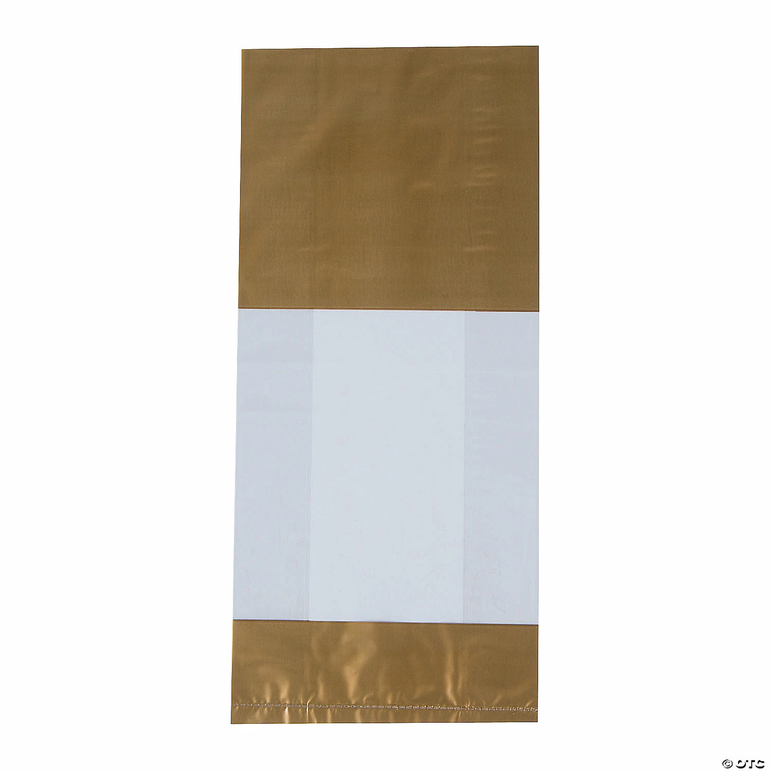 5" x 2 1/2" x 11" Medium Metallic Banded Cellophane Bags - 12 Pc. - Image 3