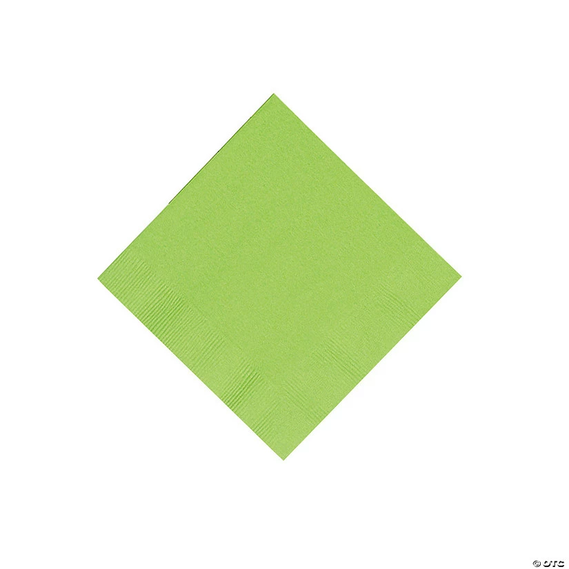 Solid Color Beverage Napkins - 50 Pc. - Image 2