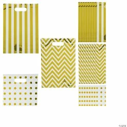 Metallic Goody Bags - 24 Pc.