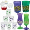 Adult’s Mardi Gras Drinking Kit - 160 Pc.