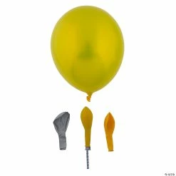 Chrome Custom Color Double Stuffed 11" Latex Balloons - Makes 24