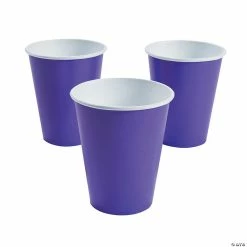 Amethyst Paper Cups - 24 Ct.