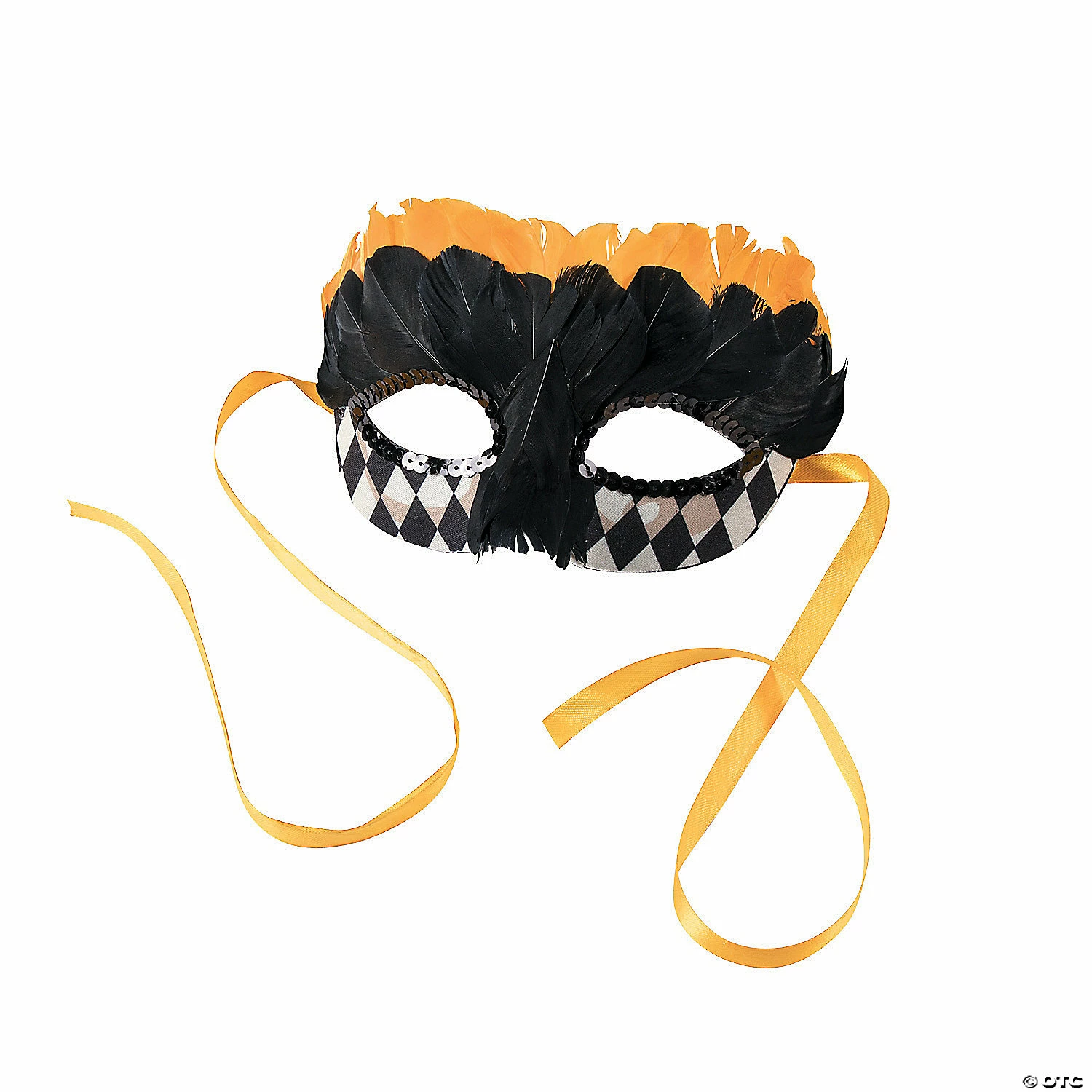Black & Gold Harlequin Masks