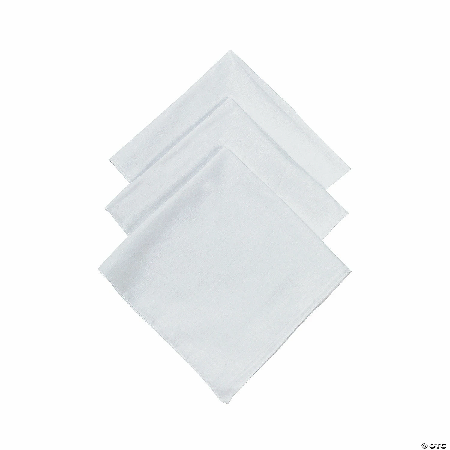 Bulk DIY White Bandanas - 48 Pc. - Image 2