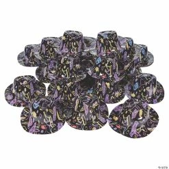 Bulk Kid’s Mardi Gras Fedora Hats - 120 Pc.
