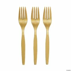 Bulk Solid Color Plastic Forks - 50 Ct.