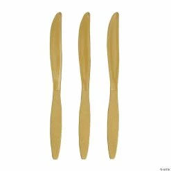 Bulk Solid Color Plastic Knives - 50 Ct.