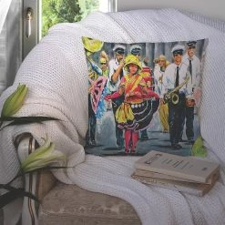 Caroline's Treasures Mardi Gras Dancin' in the Street Fabric Decorative Pillow, 14 x 14, -DIY Shop carolines treasures mardi gras dancin in the street fabric decorative pillow 14 x 1414144401 a02NOWA