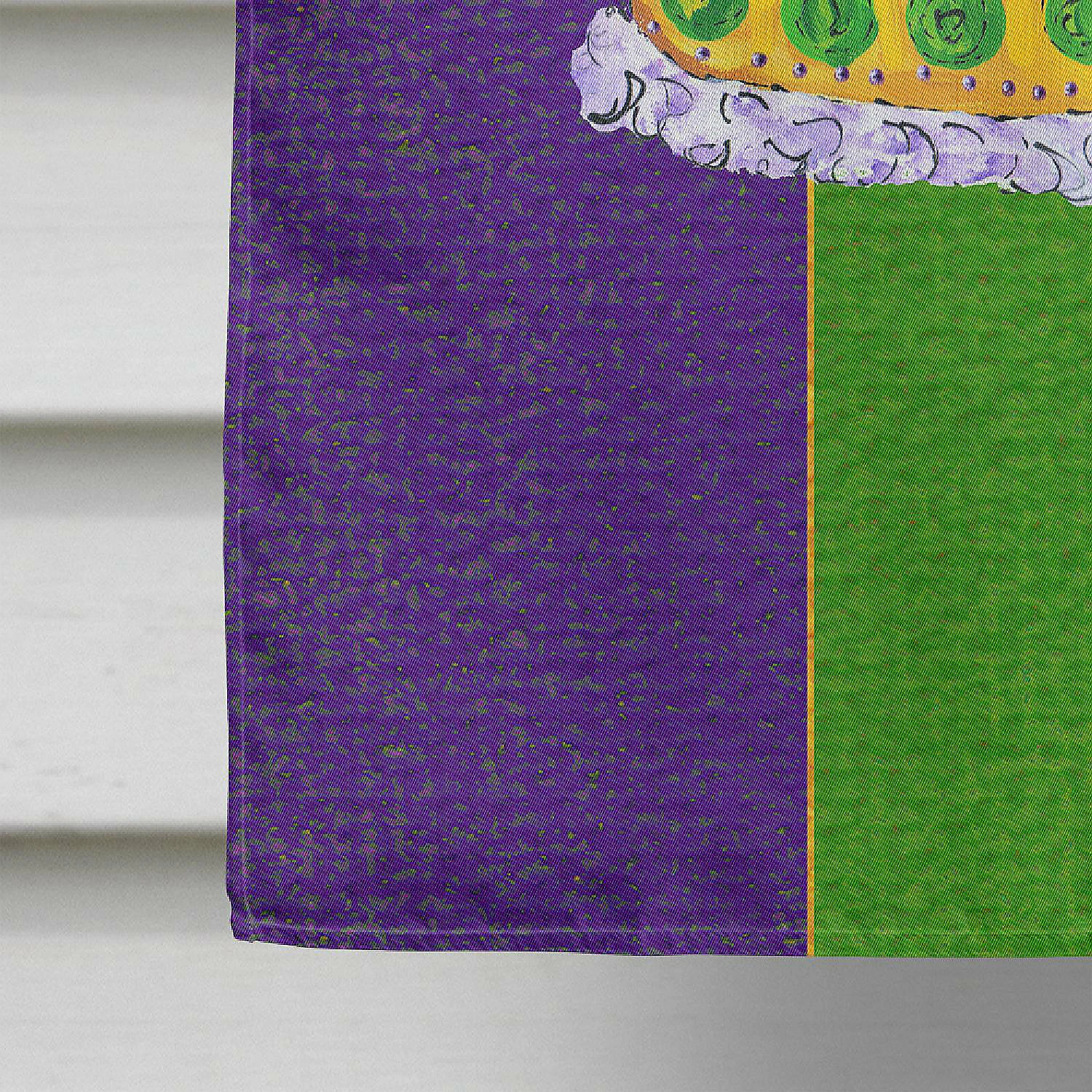 Caroline's Treasures Mardi Gras, King's Crown Mardi Gras Flag Canvas House Size, 28 x 40, New Orleans - Image 4