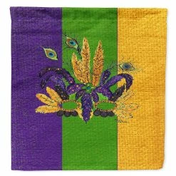 Caroline's Treasures Mardi Gras, Mardi Gras Feathered Mask Flag Garden Size, 11.25 x 15.5, New Orleans