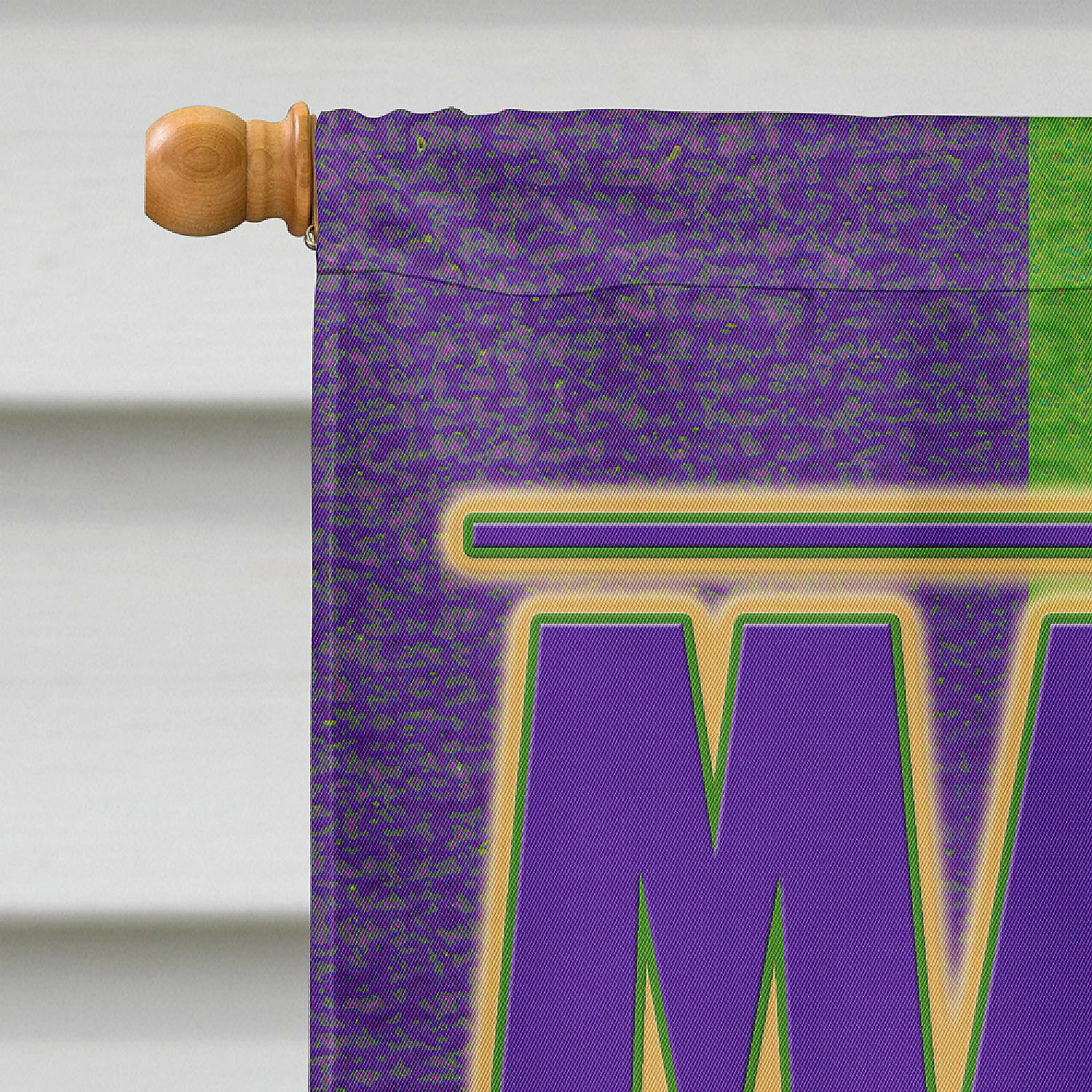 Caroline's Treasures Mardi Gras, Mardi Gras Flag Canvas House Size, 28 x 40, New Orleans - Image 3