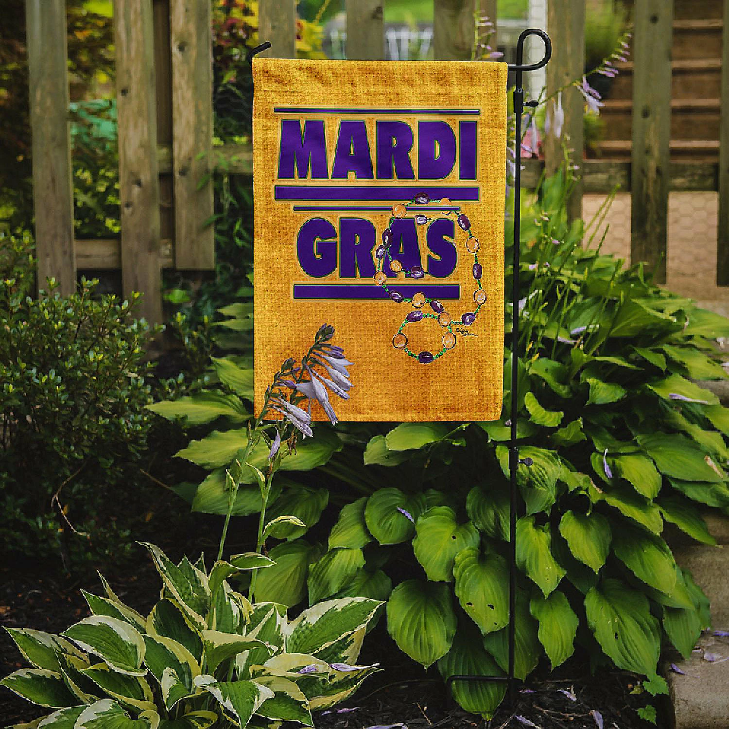Caroline's Treasures Mardi Gras, Mardi Gras Flag Garden Size, 11.25 x 15.5, New Orleans - Image 2