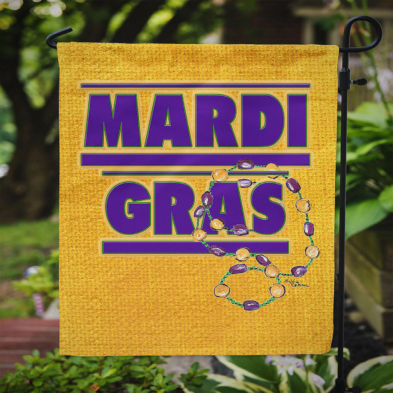 Caroline's Treasures Mardi Gras, Mardi Gras Flag Garden Size, 11.25 x 15.5, New Orleans - Image 3