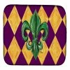 Caroline's Treasures Mardi Gras, Mardi Gras Fleur de lis Dish Drying Mat, 14 x 21, New Orleans