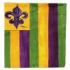 Caroline's Treasures Mardi Gras, Mardi Gras Fleur de lis Nation Flag Garden Size, 11.25 x 15.5, New Orleans