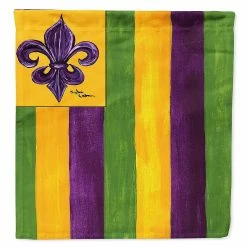 Caroline's Treasures Mardi Gras, Mardi Gras Fleur de lis Nation Flag Garden Size, 11.25 x 15.5, New Orleans