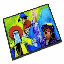 Caroline's Treasures Mardi Gras, Mardi Gras Indoor or Outdoor Mat 24x36, 36 x 24, New Orleans