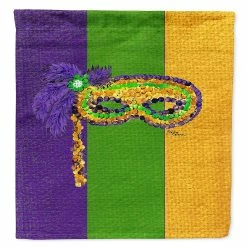 Caroline's Treasures Mardi Gras, Mardi Gras Mask Flag Garden Size, 11.25 x 15.5, New Orleans