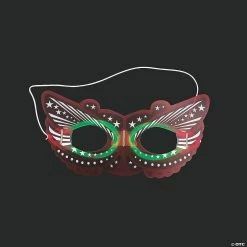 Children's Glow-in-the-Dark Masquerade Masks - 6 Pc.