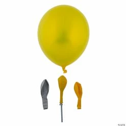 Chrome Custom Color Double Stuffed 11" Latex Balloons - Makes 24