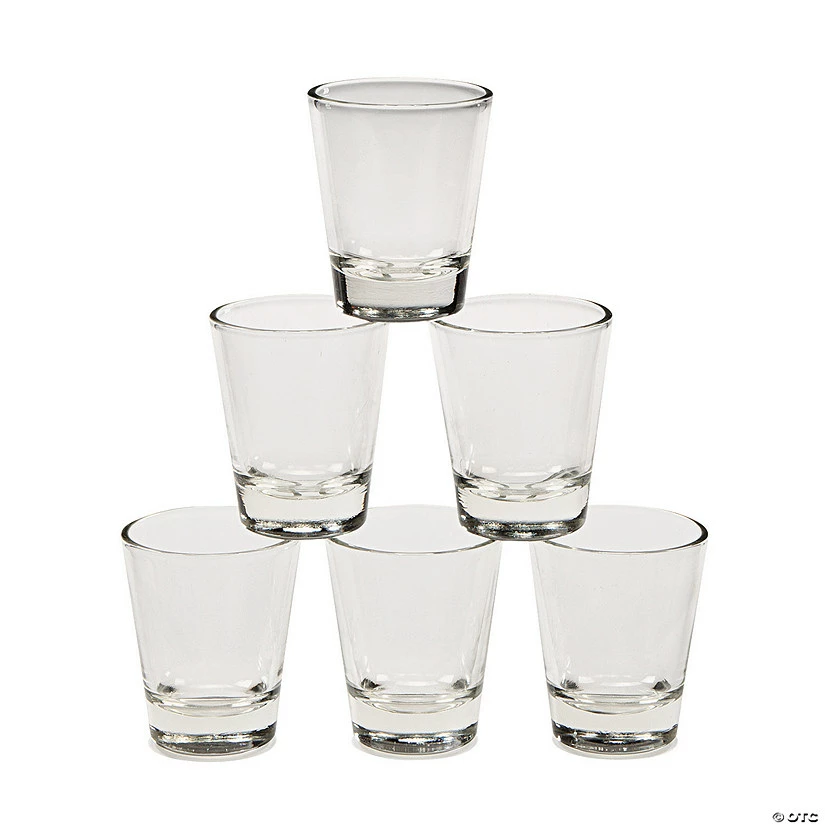 Clear Glass Shot Glasses - 12 Ct.