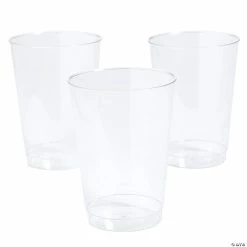 Clear Plastic Tumblers - 50 Ct.