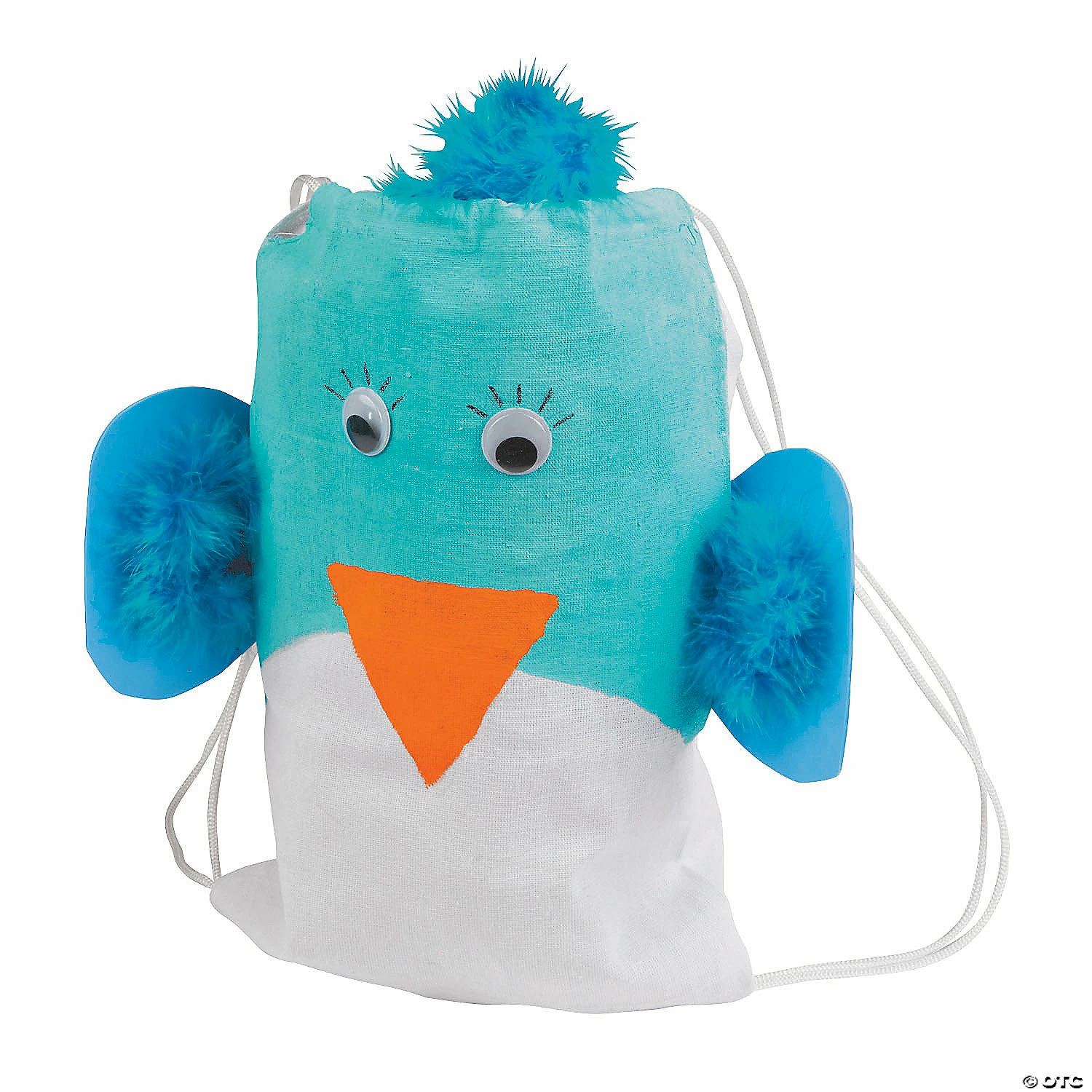 DIY Medium White Canvas Drawstring Bags - 48 Pc. - Image 3