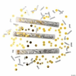 Gold Confetti Wands - 12 Pc.