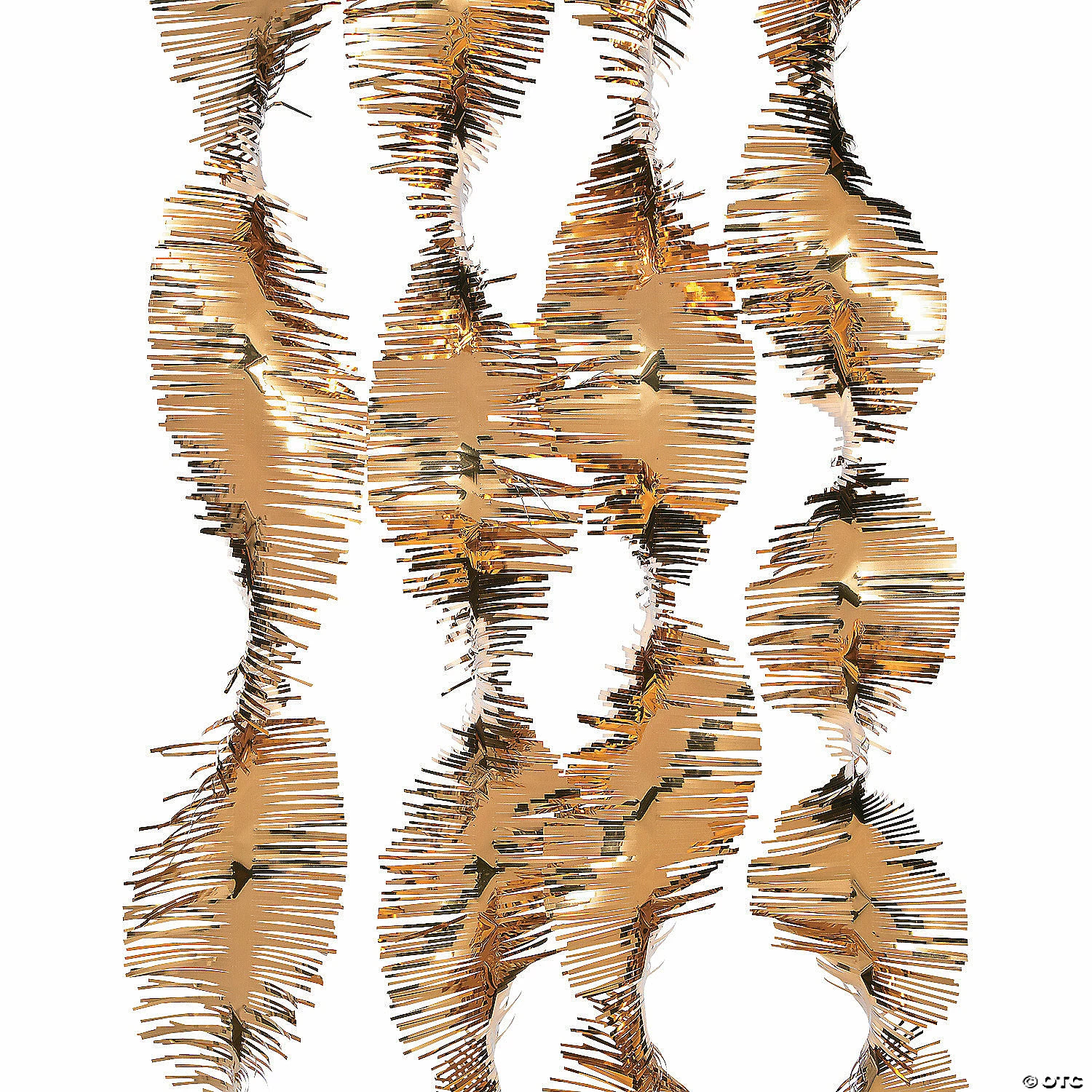 Gold Fringe Paper Streamer