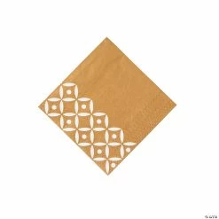 Geometric Beverage Napkins
