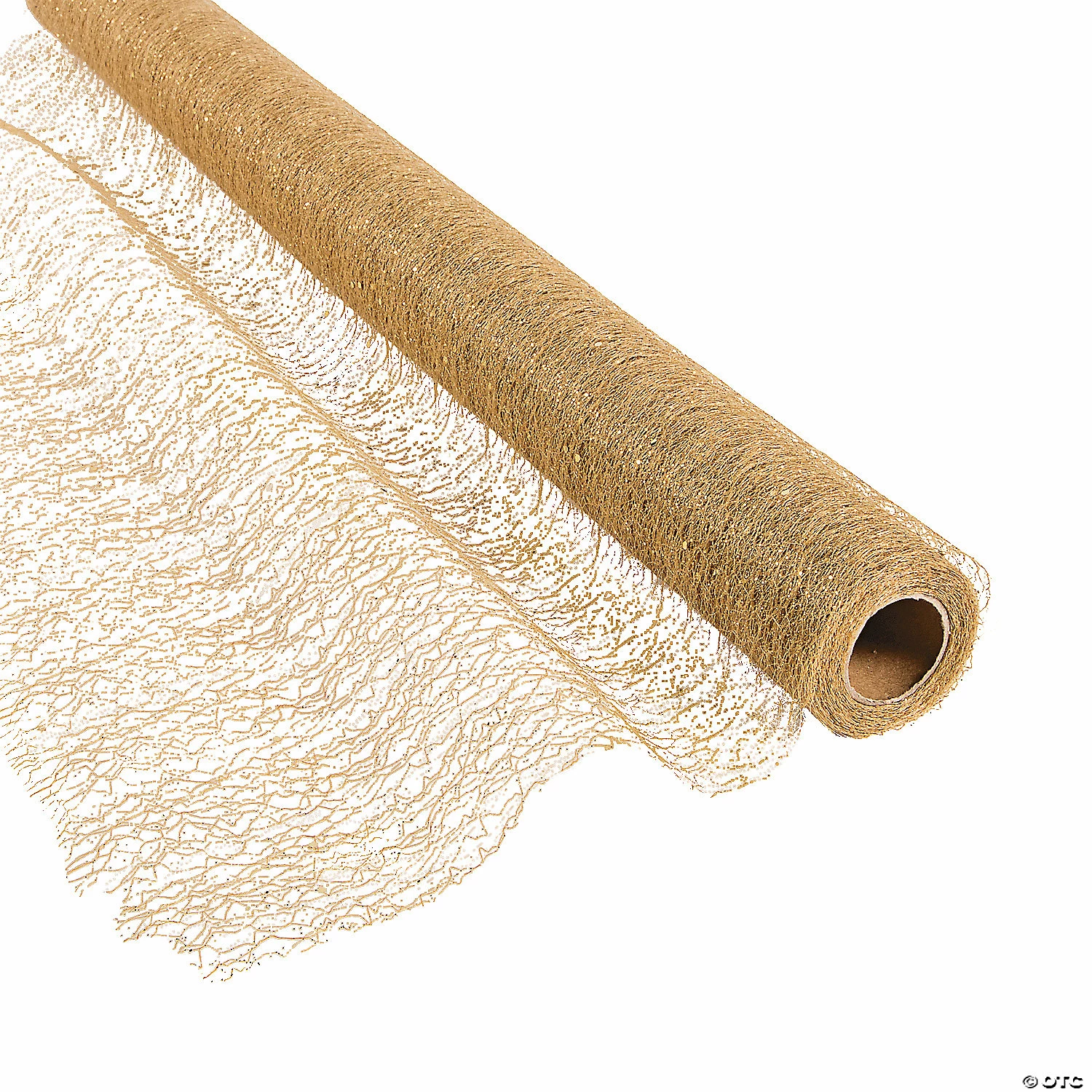 Gold Glitter Fabric Roll