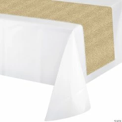 Gold Glitter Table Runner