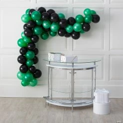 Solid Color & Black Latex Balloon Garland Kit - 291 Pc.