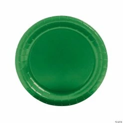 Single Color Paper Dinner Plates - 24 Ct.