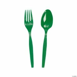 Fork & Spoon Plastic Cutlery Sets - 16 Ct.