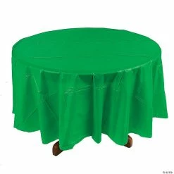 Round Plastic Tablecloth