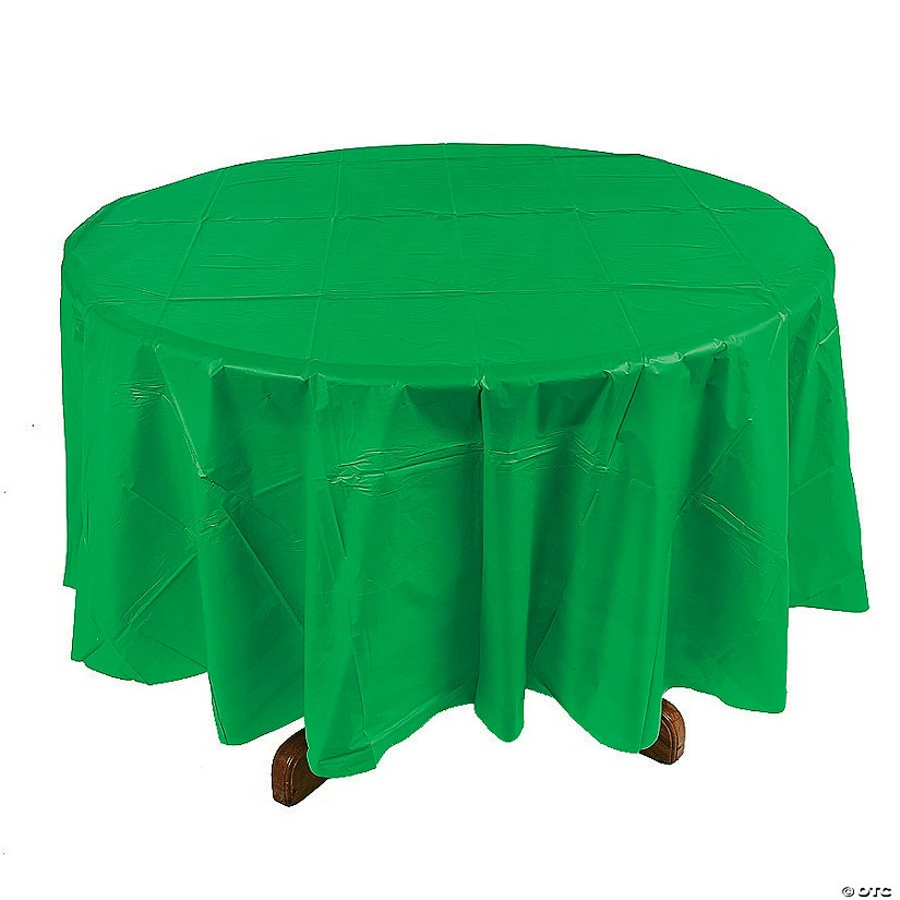 Round Plastic Tablecloth 3 Round Plastic Tablecloth