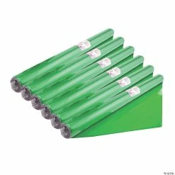 Hygloss® Cello-Wrap™ Roll, Green, 6 Rolls