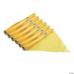 Hygloss® Cello-Wrap™ Roll, Yellow, 6 Rolls