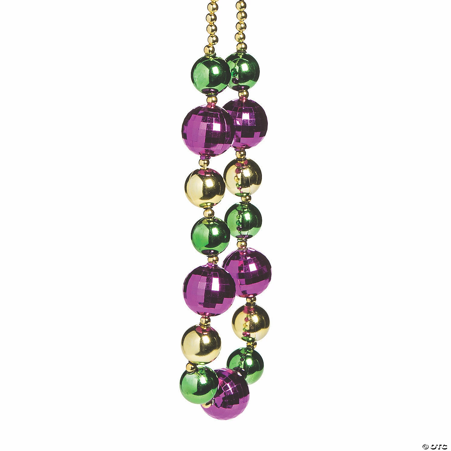 Jumbo Mardi Gras Bead Necklace