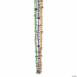 Justice, Faith, Power Mardi Gras Bead Necklaces - 72 Pc.