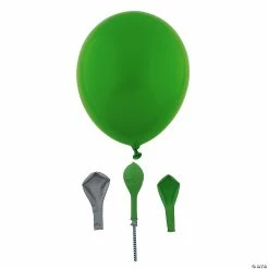 Chrome Custom Color Double Stuffed 11" Latex Balloons - Makes 24
