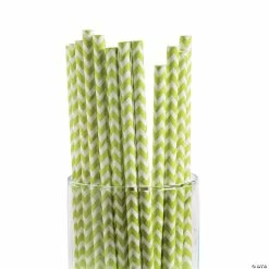 Chevron Paper Straws - 24 Pc.